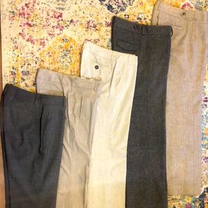 5 pairs of dress pants - All Banana Republic Martin Fit